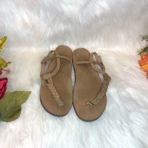 Rainbow T-Street Braided Ankle Strap Sandals